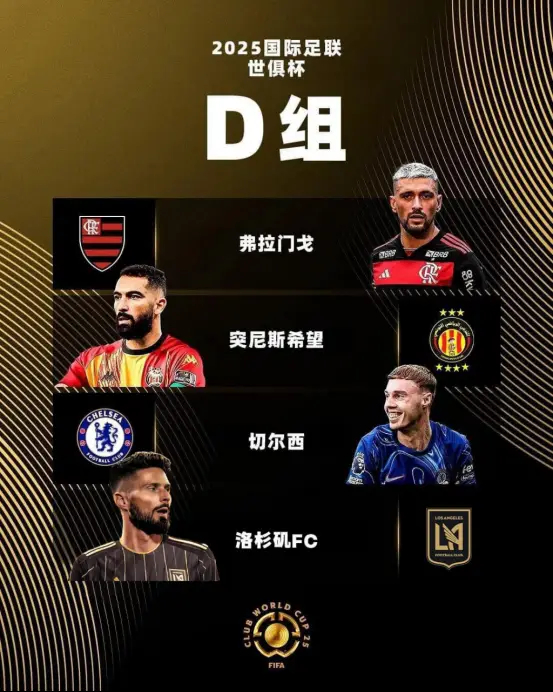 2025世俱杯D组巡礼：切尔西最强 洛杉矶顶替莱昂